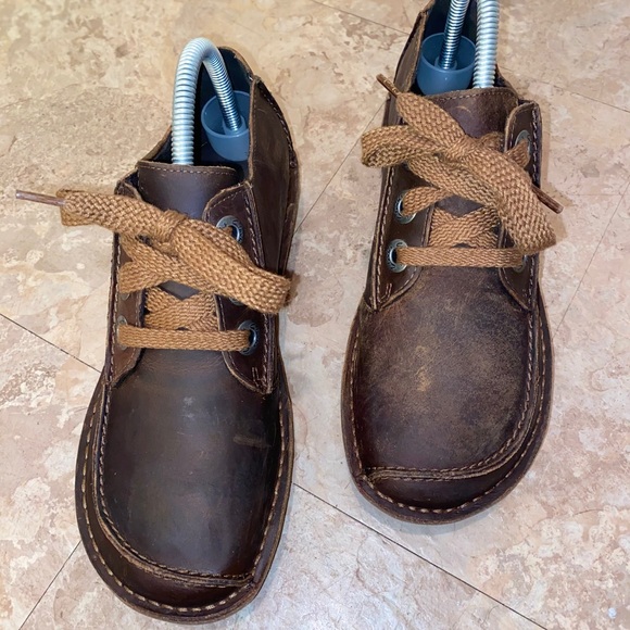 clarks funny dream brown leather